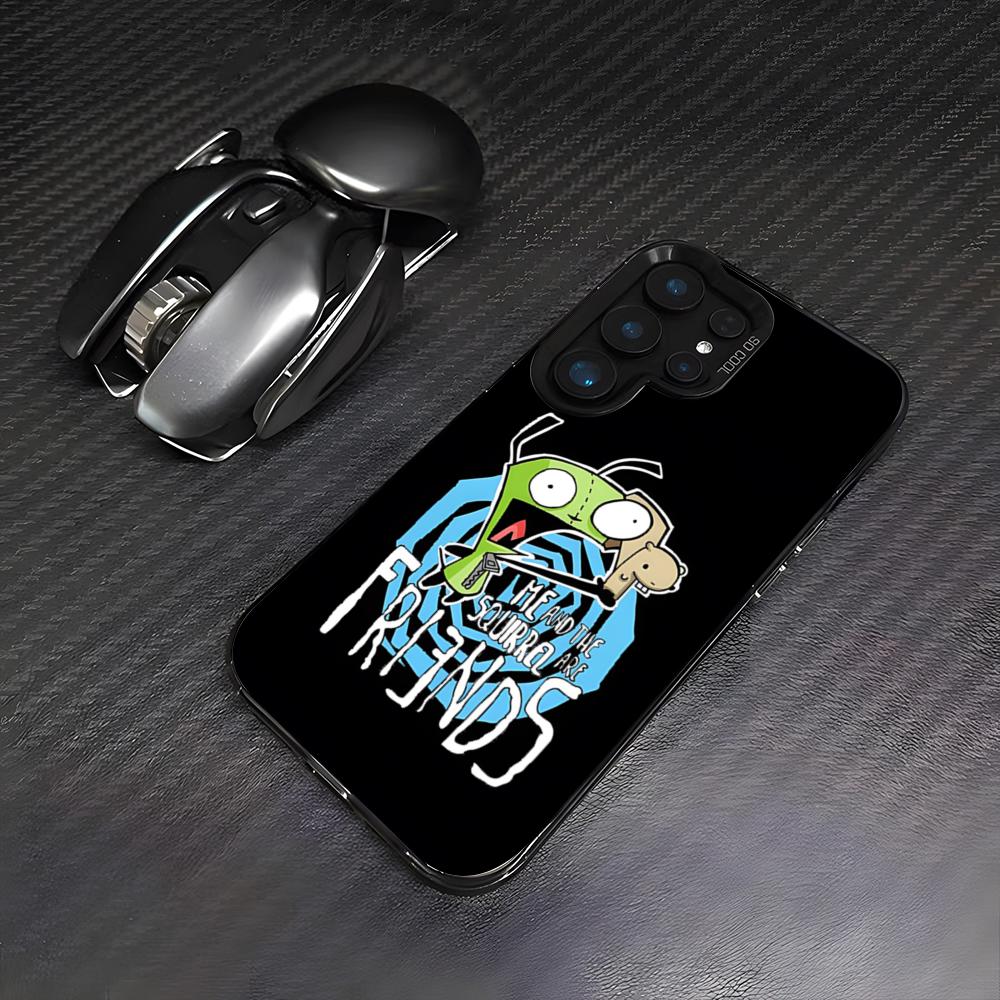 Cartoon I-Invader Zim Phone Case For Samsung S26 S25 Plus S20 S20 Plus S22 Ultra S23 FE S21 Plus S21 Ultra Colorful Cover