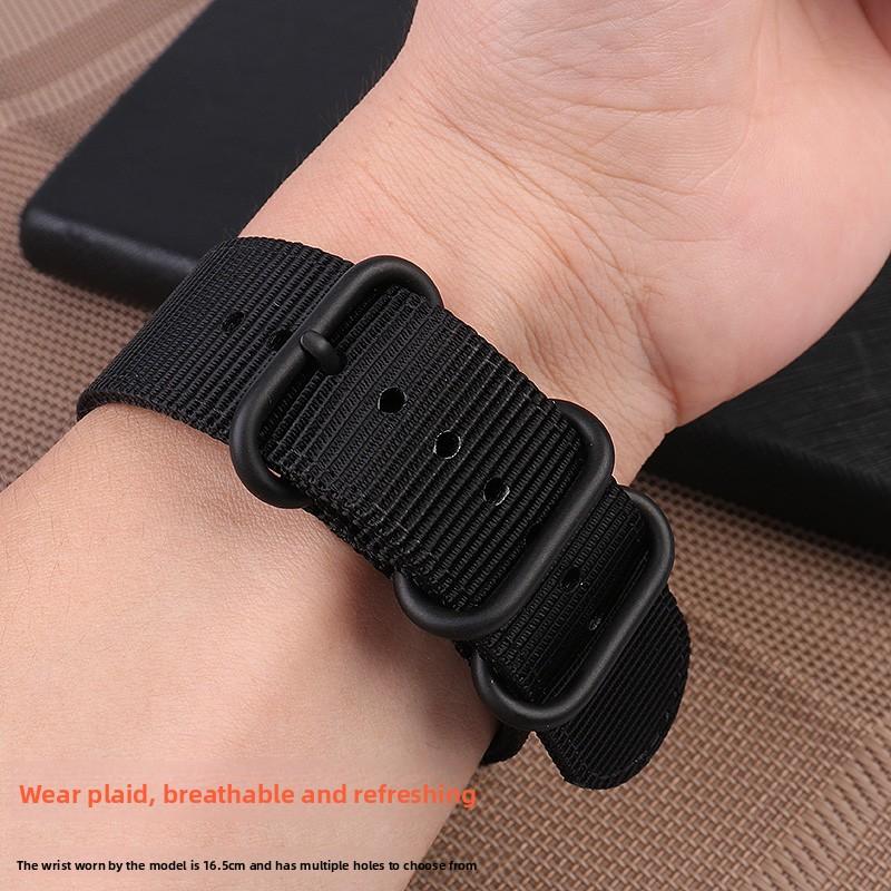 GW9400 Modified Nylon Watch Band For Casio G-SHOCK 3410 GW9300 nylon canvas Strap 24*16mm Sports Waterproof Bracelet Accessories