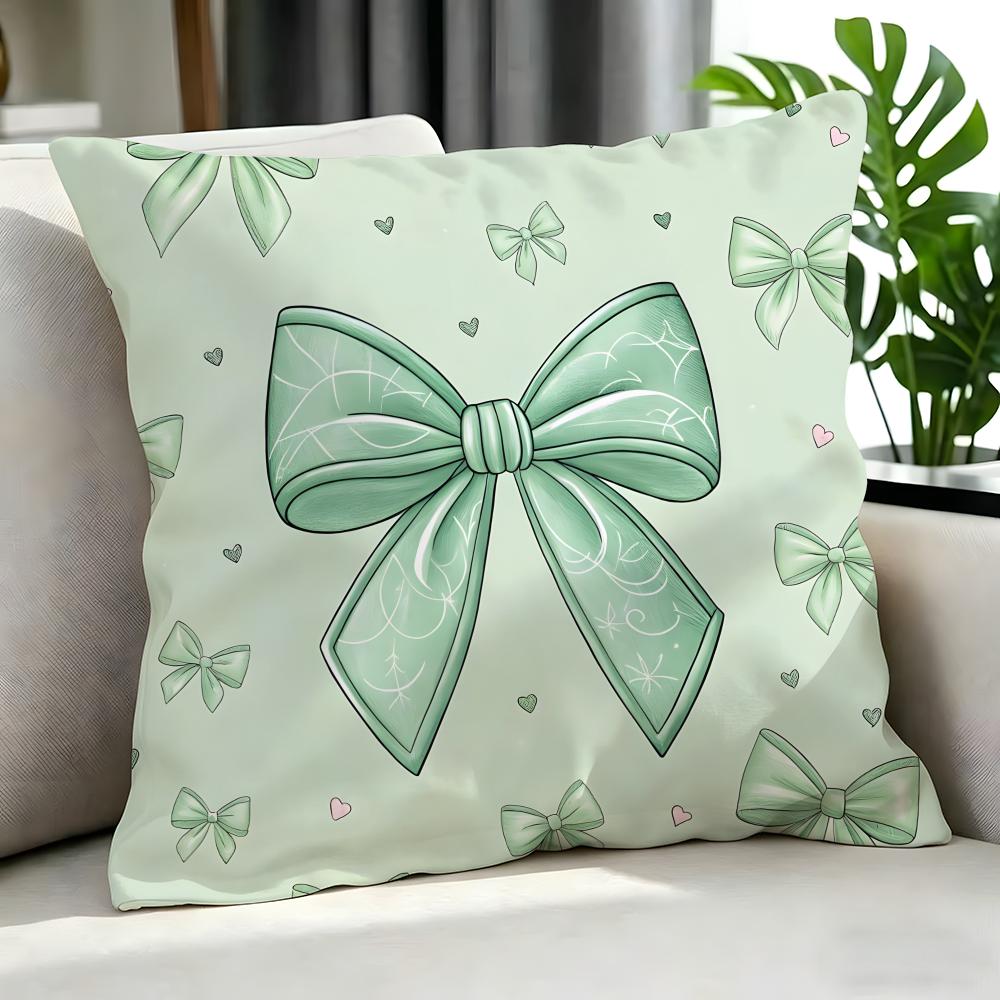 Art MMint green fresh backgrounded Cushion Cover Cushion Cover Set Pcs x x x Pillowcase Decorative Sofa Home Decor