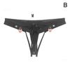 1Pc Anti-Falling Male Chastity Harness with Lockable Thong Panties Sissy Training Penis Ring Belt - Sex Toy for Men