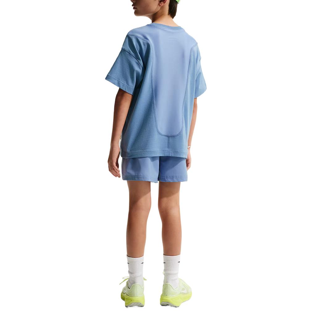Nike Pro T-Shirt Breathable Moisture-Wicking Solid Color Kids tops II1283-486