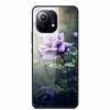Glass Back Cover For Xiaomi 11 Lite 5G NE Case Soft Edge Hard Tempered Glass Case For Xiaomi Mi 11 Lite 5G NE Phone Case Coque