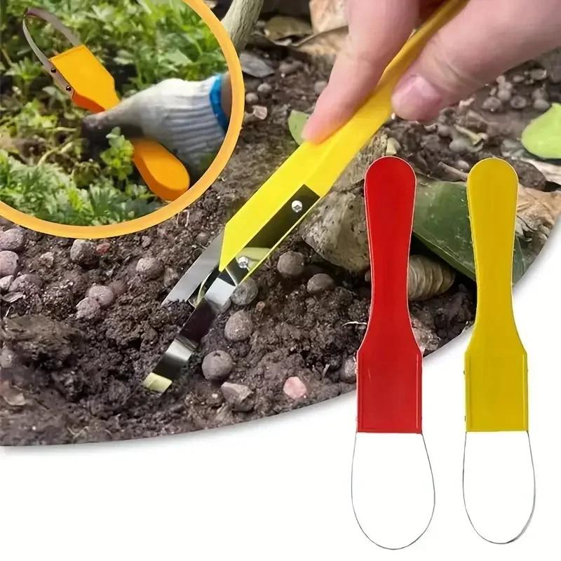 Garden Bandit Yabani Ot Sökücü 25cm Ahşap Sap Paslanmaz Çelik Bahçe Yabani Ot Sökücü El Yabani Ot Temizleme Sökme Kesici Çekici Aletler