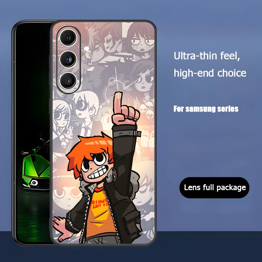Anime Scott Pilgrim Takes Off Phone Case For Samsung Galaxy S26 S25 S24 S23 S22 S21 Plus Ultra Note20 Soft Black