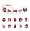 500 Stickers/roll Hazbin Hotel Roll Stickers Rewards Encourage Stickers Creative Handbook Roll Stickers Tape