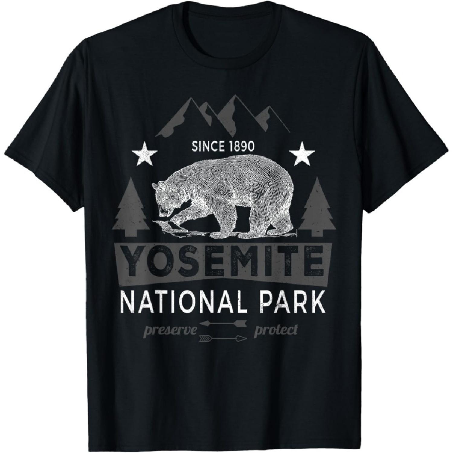 Yosemite National Park Hiking T-Shirt S