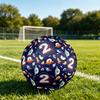 1PC Space Adventure Creatures Number Two Soccer Ball Size 5 Football Machine Sewn Indoor/Outdoor Universal Football W118