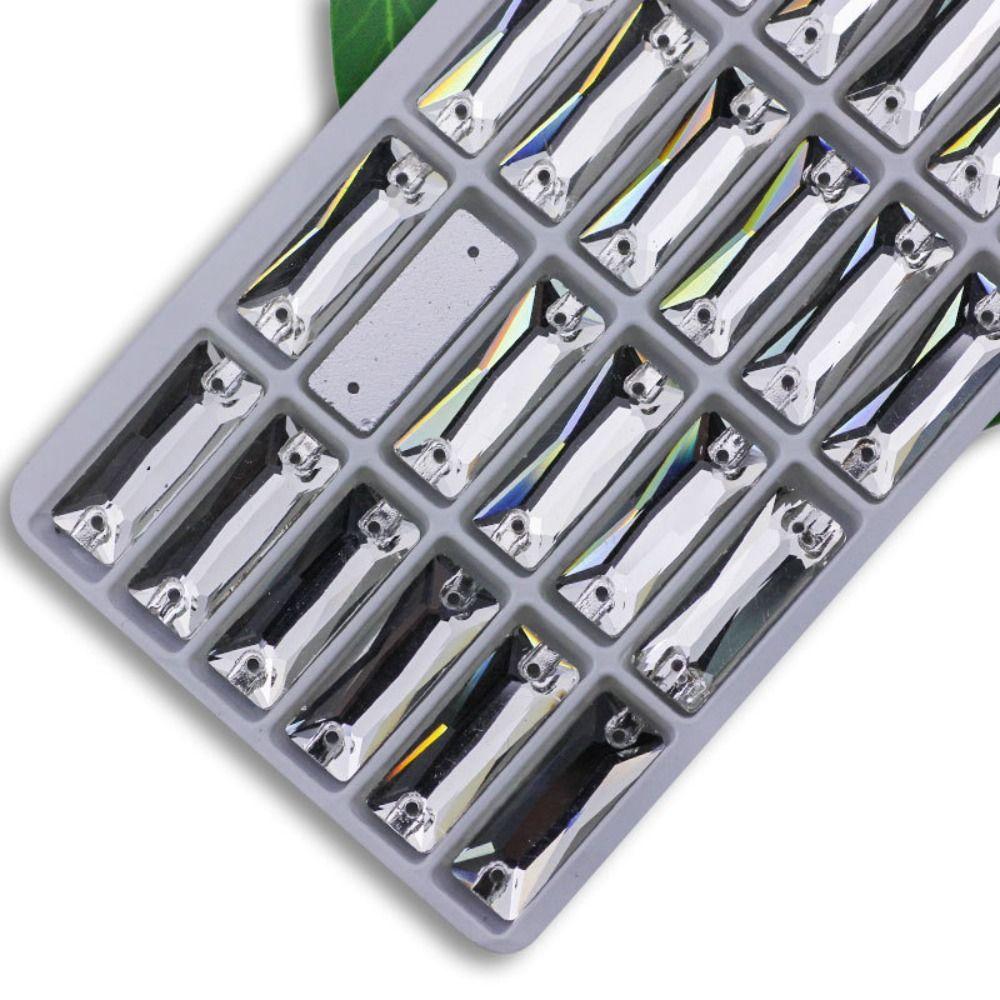 Sew on Rectangular AB Crystal DIY Irregular Diamond  Wedding Dress Shoes Bags Clothes Accessories