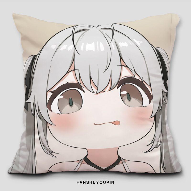 Kasuga-Ye-Qiong omgivande örngott soffa sängbord studenthem ryggkuddfodral Qiongmei spel anime örngott