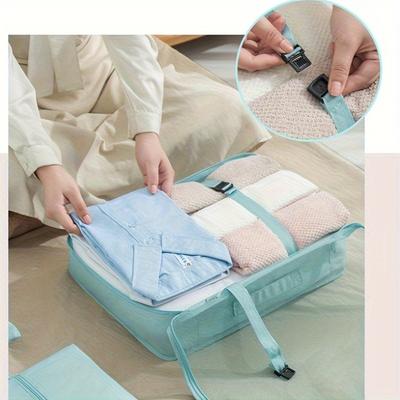 7-teiliges/Set Reisegepäck Aufbewahrungsbeutel Kleidung Digitales Toilettenartikel Schuhe Organizer-Tasche Studentenwohnheime Kleidung Sortierbeutel