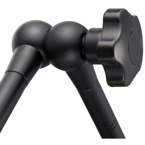 HOZAN Flexible Arm for Optical Equipment, Camera Mounting, Compact and Lightweight for Easy Portability, Clamp Mounting Prevents Desk Damage, L-803