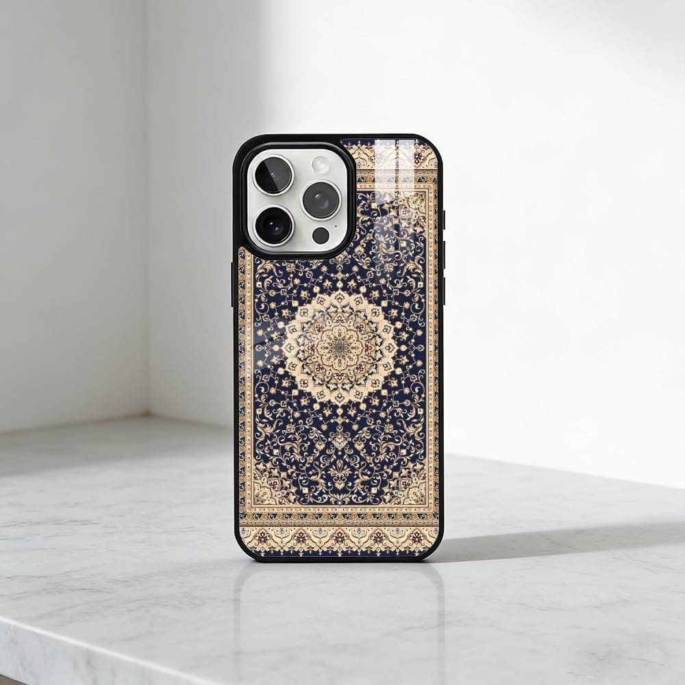 P-Persian Carpet Art Patterns Phone Case For iPhone17,16,15,14,13 Plus,Pro Max Magnetic For Magsafe Wireless Charging