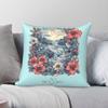 No Thoughts Just River Square Pillowcase Polyester Linen Velvet Printed Zip Decor Home Cushion Cover