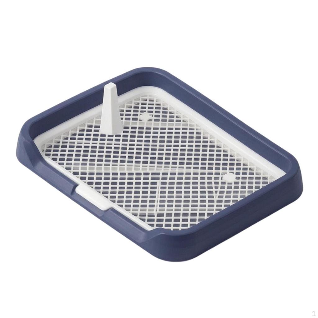 Dog Potty with Grate Easy to Hygienic Pet Toilet Tray Washable Puppy Training