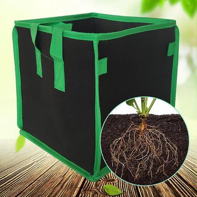 Household Garden Supplies Square Potato Grow Bag Plant Planting Bucket Felt Grow Flower Fabric Grow Pot Non-woven Seedling Bag
