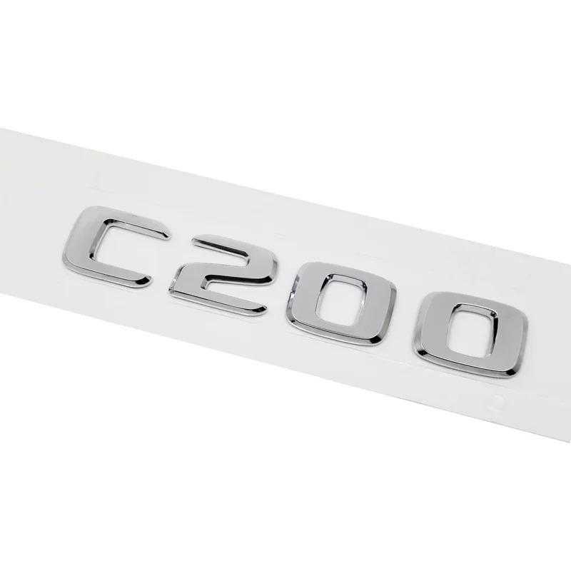 ABS C200 C200L C230 C250 Trunk Rear Logo Badge Emblem Sticker For Mercedes Benz C Class W201 W202 W203 W204 W205 AV1