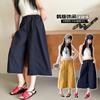 Girls' pants 2026 new stylish casual loose mid size children's thin and versatile girls' cropped pants summer