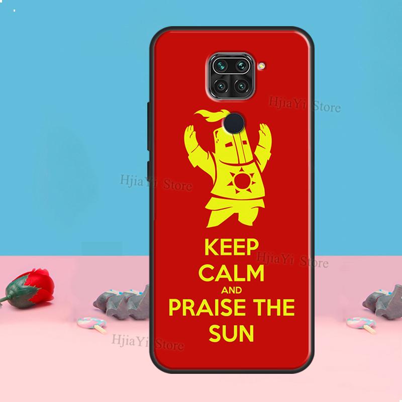 Praise the Sun Dark Souls Case For Redmi Note 8 9 10 11 12 Pro Plus 10S 11S 12S Cover For Redmi 9C 10A 10C 12C Coque