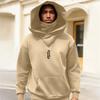 Herrenmode Einfarbig Langärmliger Kapuzenpullover mit Taschen Lässiges Erwachsenen-Sweatshirt-Oberteil