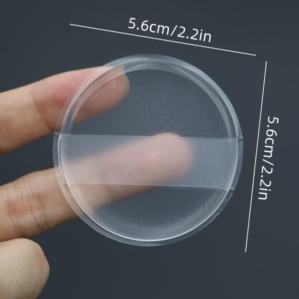 

Прозрачный силиконовый спонж для макияжа Не впитывающий Многоразовый для тональной основы Консилера Румян Крема Легко очищаемый Инструмент для макияжа