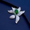 Winter New Korean Style Fashion Elegant Women's Luxury Brooch Pin Small Design Chrysanthemum Flower Brooch Pin