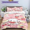 3pcs Cinnamoroll Bedding Set: Perfect for Bedroom or Guest Room. Soft and Comfortable with No Core Included Yy251031034