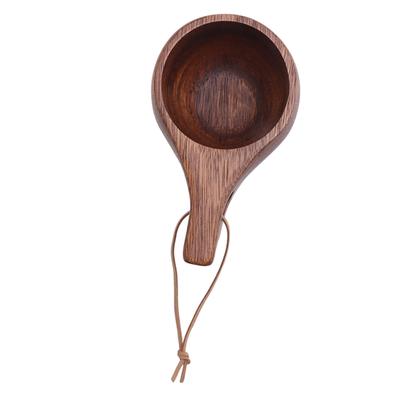 Wooden Cup Tea Mug Portable Hand Carving Natural Drinking Cup Wood Coffee Mug for Home Restaurant Camping