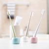 2PCS Ceramic Toothbrush Holder Stand, Mini Handmade Couple Toothbrush Storage for Bathroom Vanity Countertops