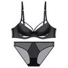 Summer sexy ultra-thin underwear women's French pure desire large breasts small large size underwear collection breast anti-sagging bra cover