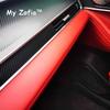 For Chery Tiggo 7 Pro Max 2023 2024 2025 CAR Carbon Fiber Stickers Interior Center Console Color Change Molding Sticker Decals