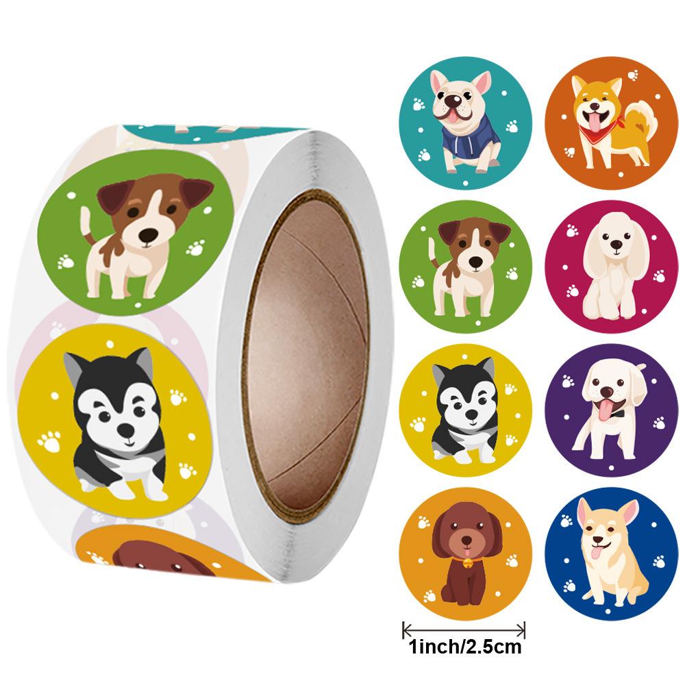 500 Pcs/roll Teacher Reward Sticker Fun Motivation Animal Sticker For School Teacher Student Stationery Stickers