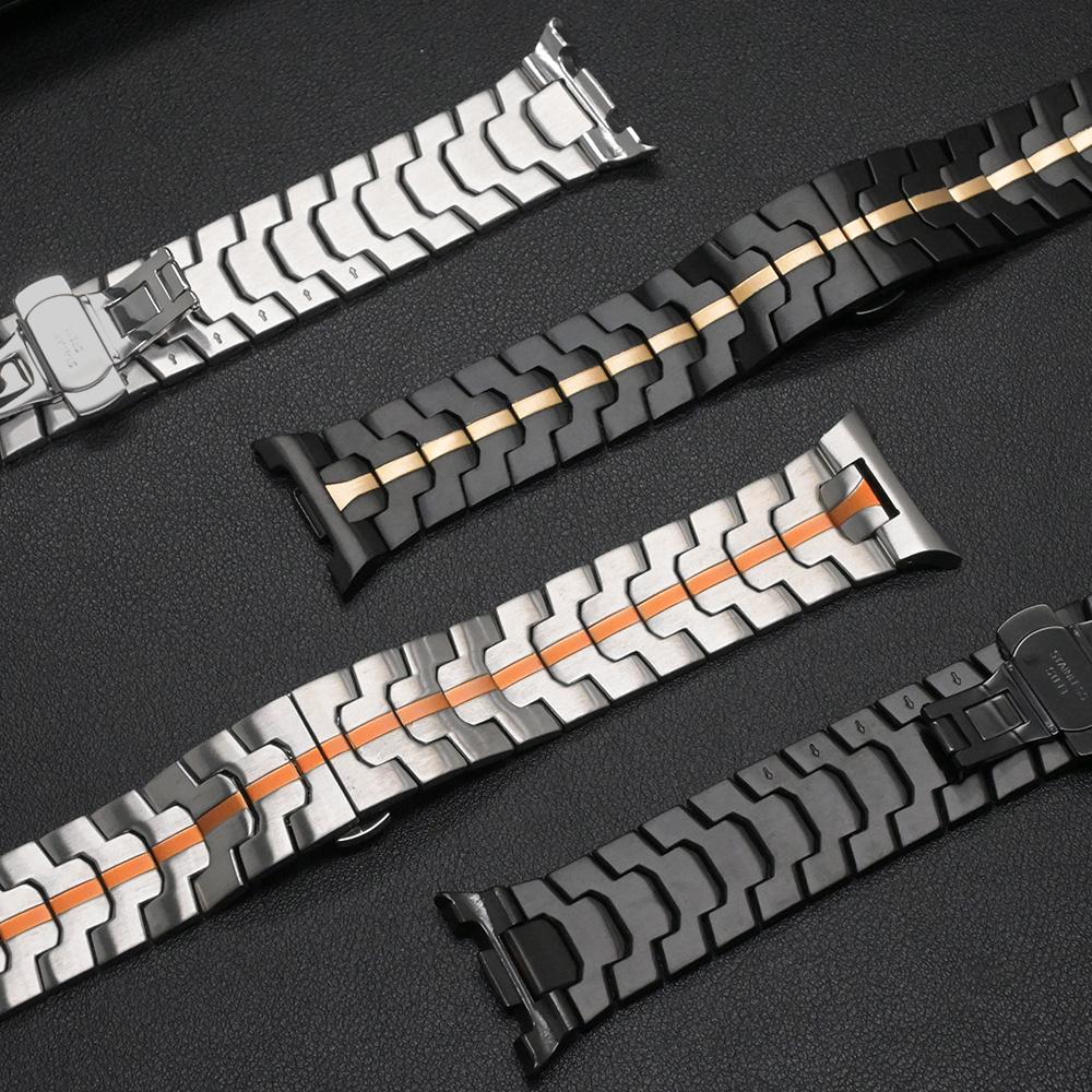 Luxury Stainless Steel Band for Samsung Galaxy Watch 8 Classic 46mm 8 44mm Metal Strap for Watch 8 40mm Men Bracelet Watchband