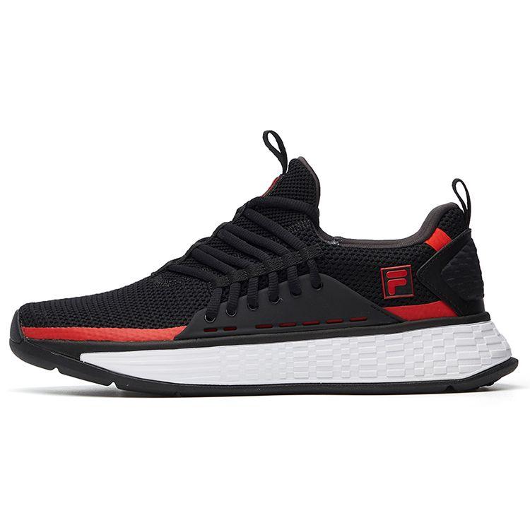FILA Men s Lux Low Sneakers Black Red A52M042102FBK 44.5