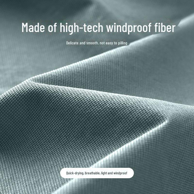 Men's Quick-Dry Windbreaker: Waterproof, Windproof, and Hooded Jacket for Spring and Autumn Running, Cycling, and Outdoor Sports.