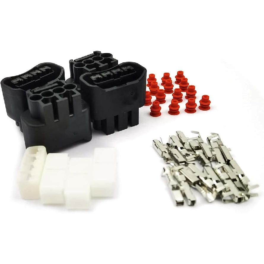 DEVMO 4pcs Ignition Coil Plug Connector Compatible with 2000-2010 Toyota Lexus Camry 90980-11885