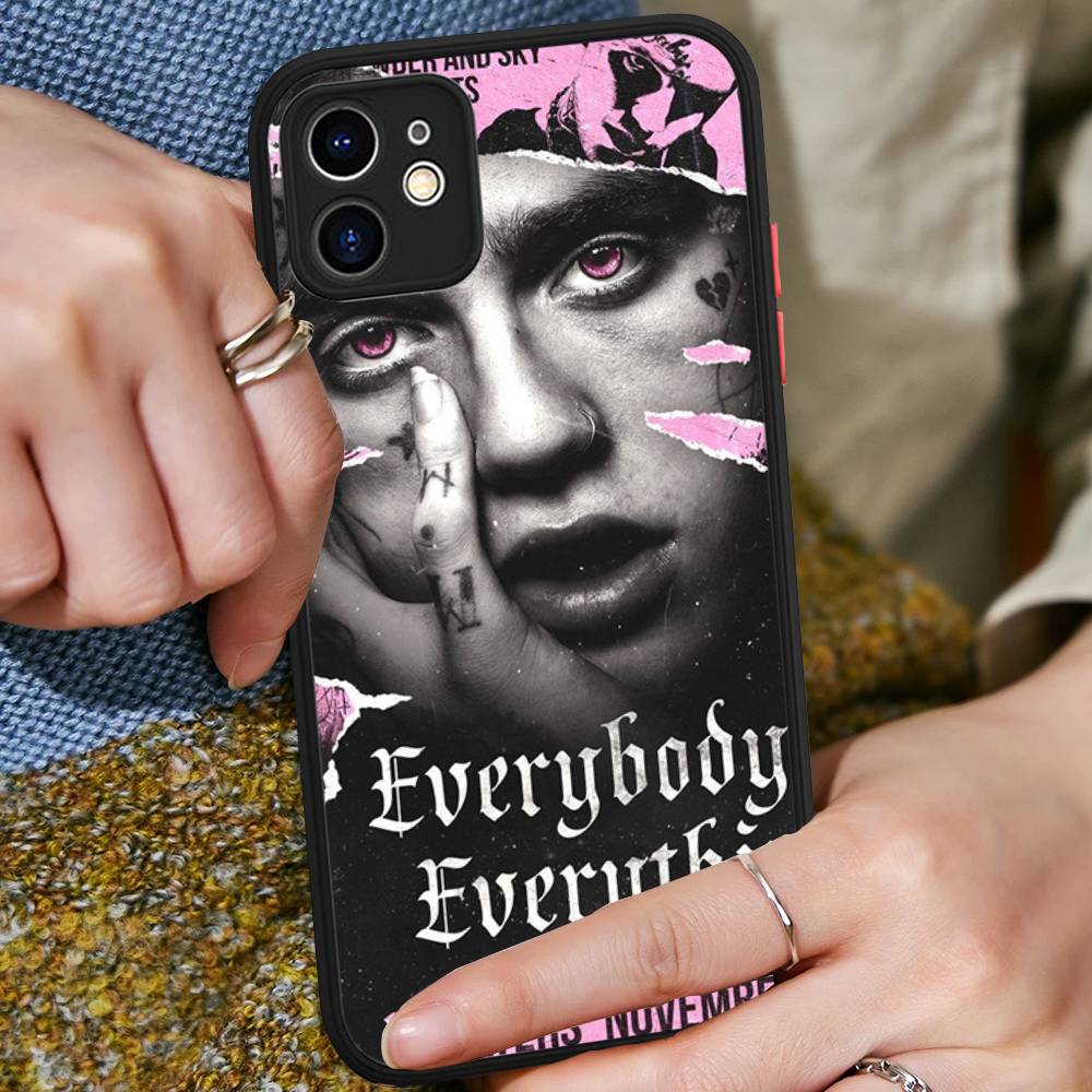 Emo Rapper Lil Peep For IPhone 16 15 14 Plus 13 12 11 Pro Max X XS MAX Translucent Matte Shockproof Cover
