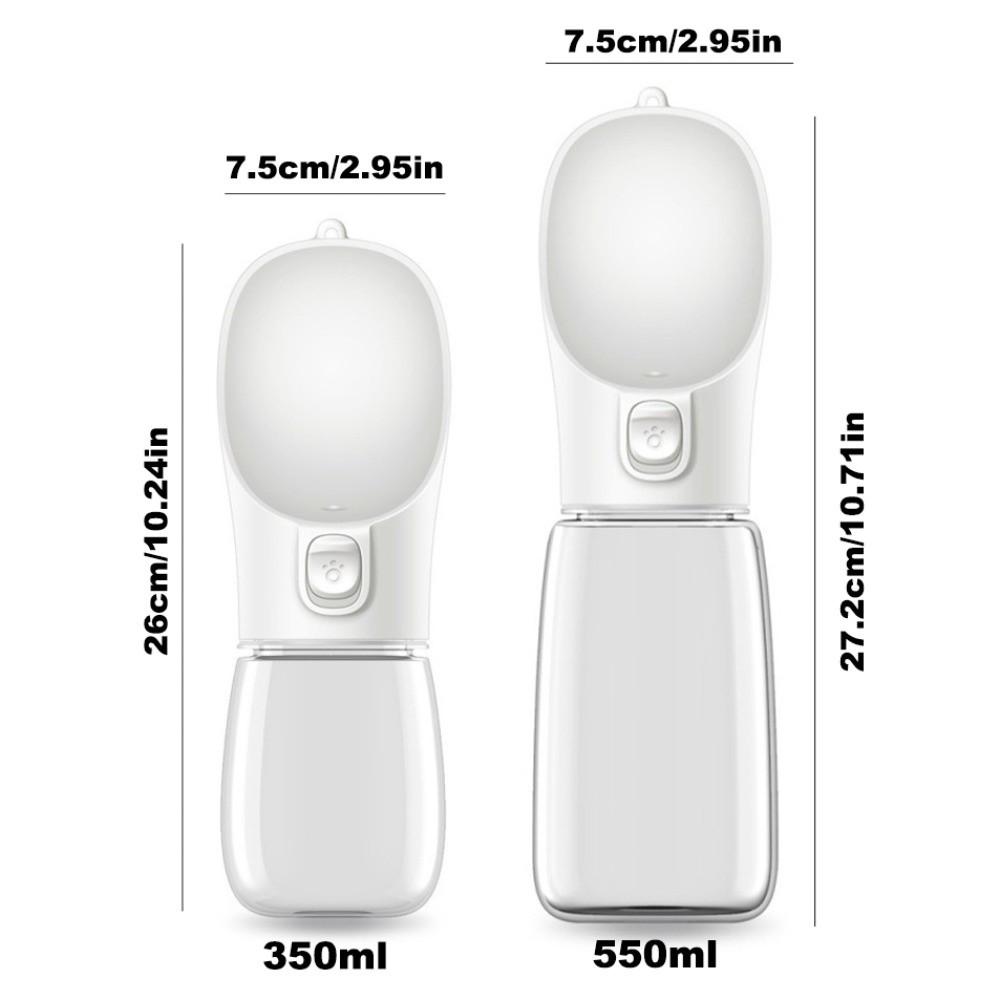 Portable Dog Water Dispenser Plastic Pet Water Feeding Supplies Outdoor Dog Water Bottle Hiking