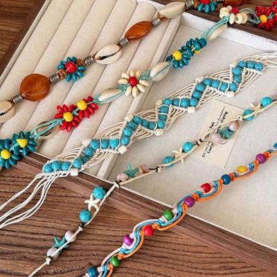 Hair Accessories Bohemia Hair Band Jeans Decor Ethnic Style Braided Headband  Decoration