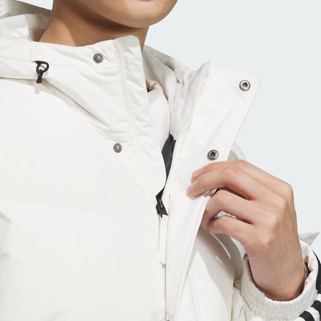 Adidas LONG DOWN Jacket Unisex White JM9152