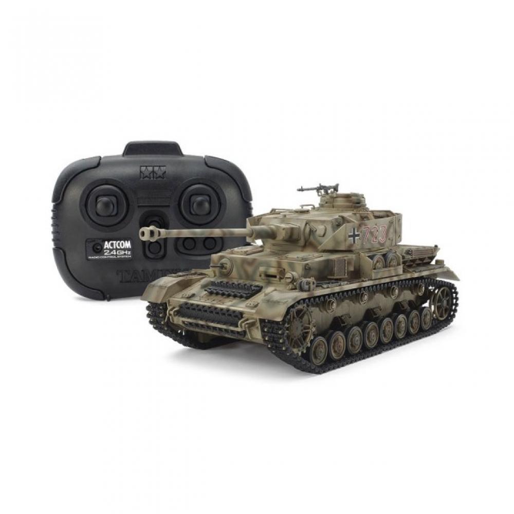 

Tamiya 1 35rc Немецкий танк Panzer IV J типа со специальным пультом управления