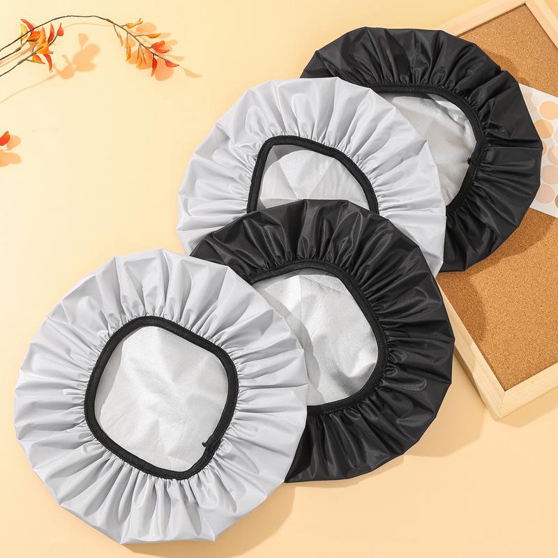 Women's Extra Large Waterproof Satin Shower Cap for Long Hair