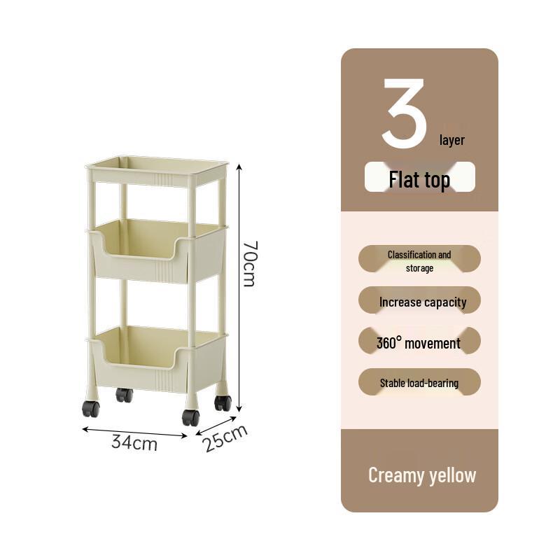Jian Yuexi Slim Rolling Storage Cart
