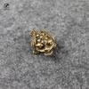 Solid Copper Lucky Money Toad Tea Ceremony Small Ornaments Tea Pet Antique Animal Figures Miniatures Desk Decoration Craft