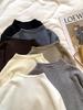 Women's Slim-Fit Soft Knitted Pullover Sweater, Suitable for Spring, Autumn, and Winter, Solid Colors