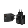 66W Ultra-Fast Charging Adapter with EU/US/UK Plug for Apple, Huawei, Xiaomi Phones
