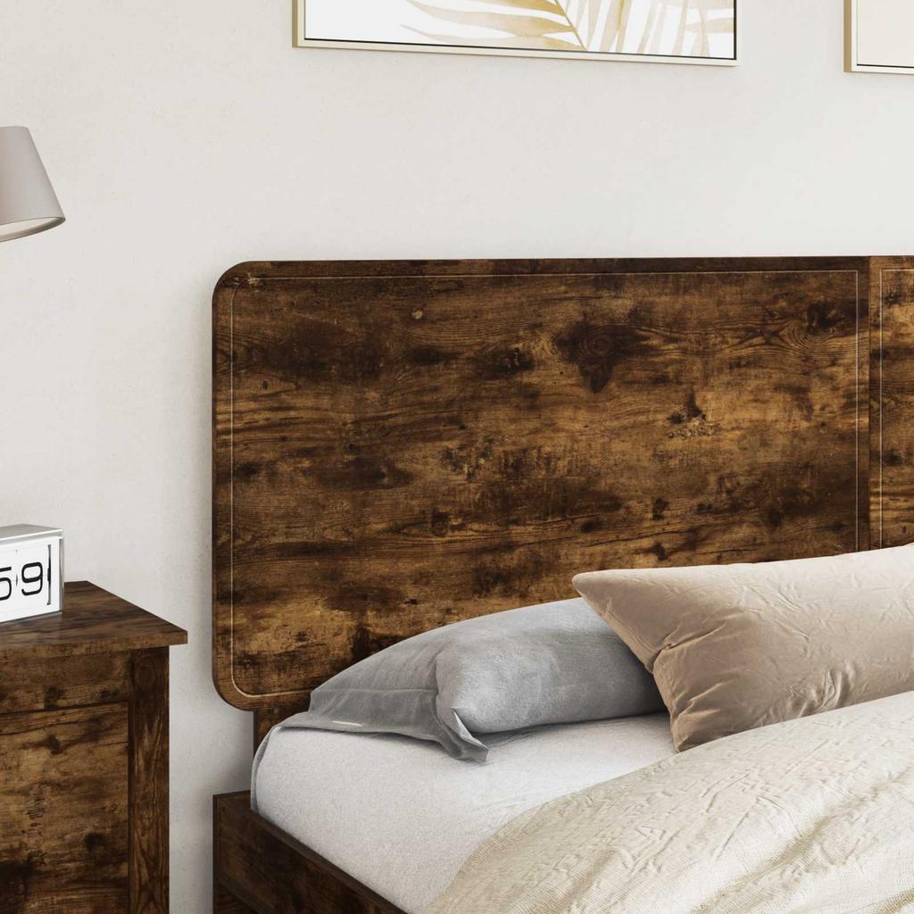 Headboard Smoked Oak Wood Based Material