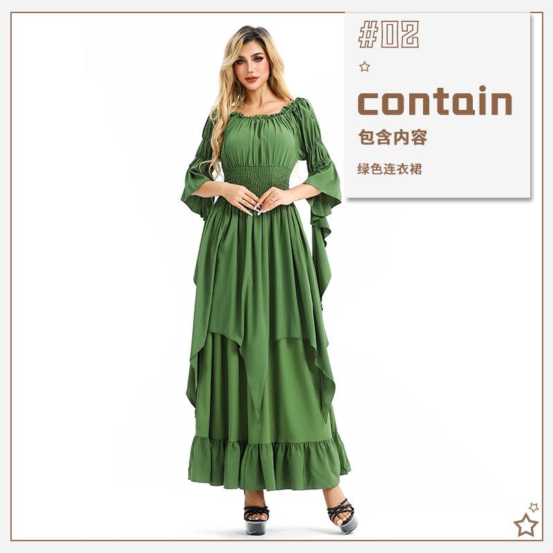 Court Vintage Medieval Renaissance Dress Performance Dress Oktoberfest Dress Ball Dress