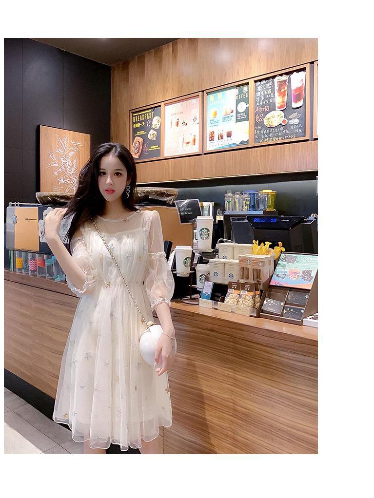 2026 New Women's Small Summer Mori Style Fairy Dress