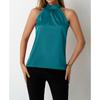 Women's Summer New Tank Top Off The Shoulder Halter Sleeveless Top