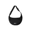 New Fabric Crescent Bag, Shoulder Bag, Crossbody Bag Unisex Black RB250016M